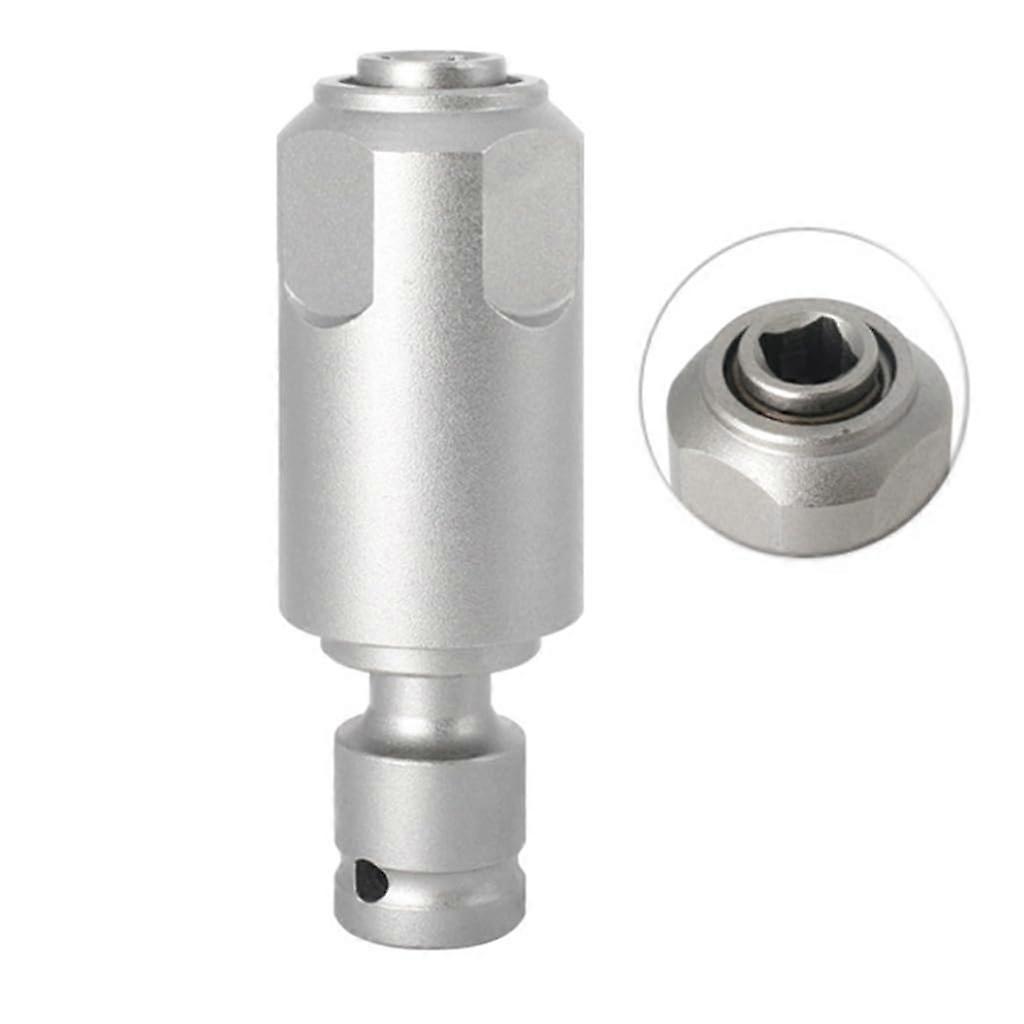 Plug Nut Adapter 1/2 Inch Square Nut Ratchet Adapter for Drill Chuck Tools Compatible with Quick Connectors