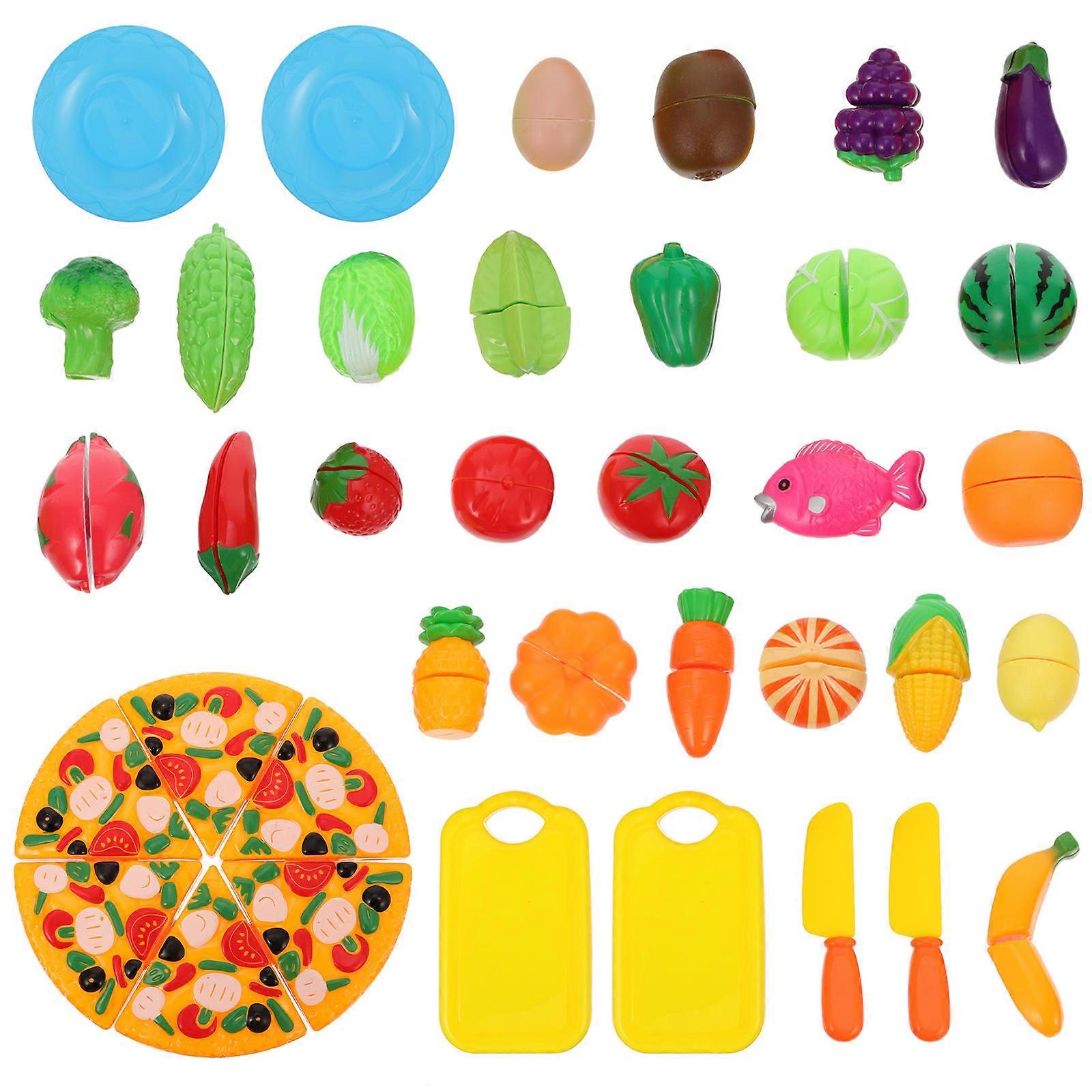 Cutting Fruit Toy Set, Enhances Color Recognition, Fun and Educational for Kids