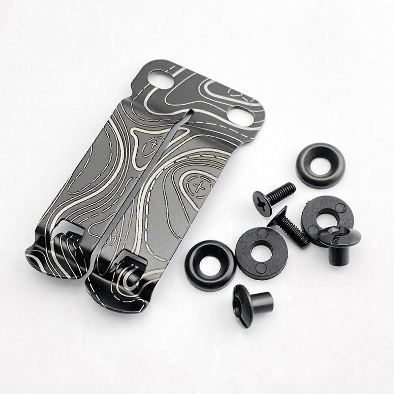 Anti-Rust Stainless Steel Waist Clip for K Sheath - Lightweight Design for Office Workers and Fitness Enthusiasts
