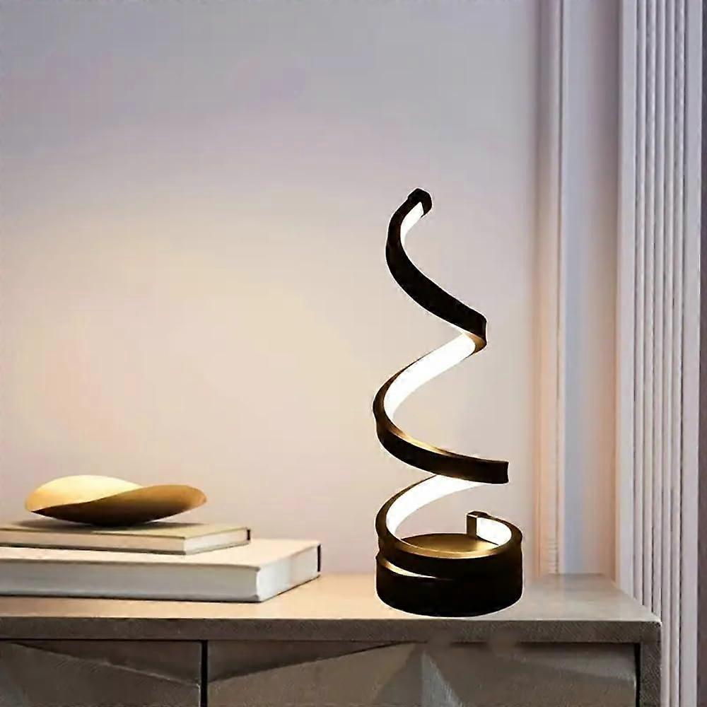 Desk Lamp LED Dimmable Table Lamp with 3 Colors Eye-Friendly Design for Bedside Reading, Black Finish