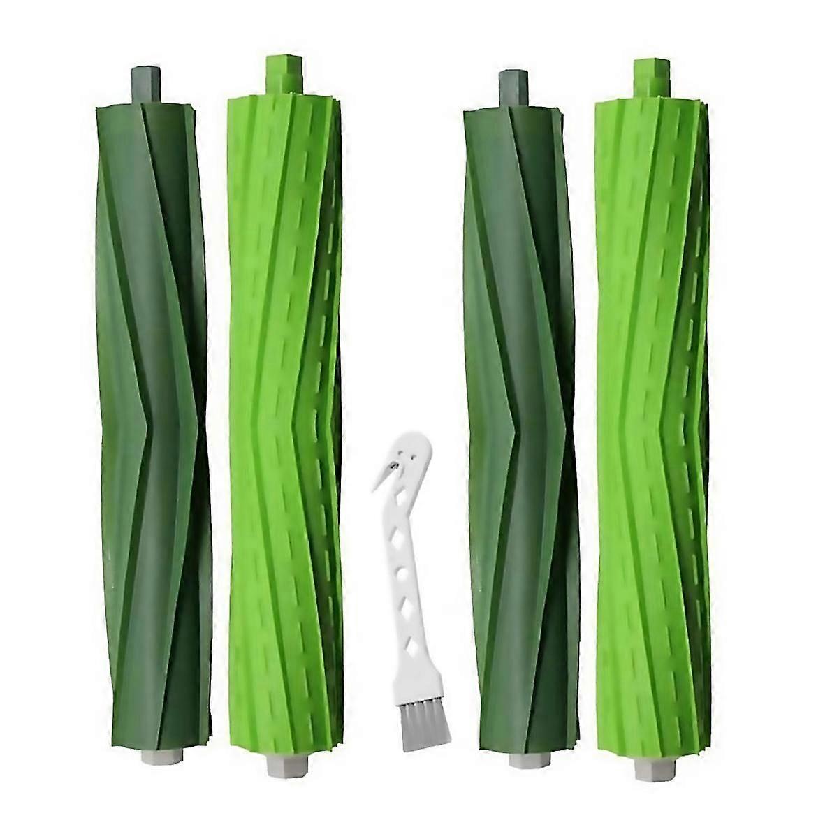 2 jeux de brosses à rouleaux en caoutchouc de rechange pour Irobot Roomba I3 I3 I6 I7 I7 I8 Plus E5 E6 E7 Va
