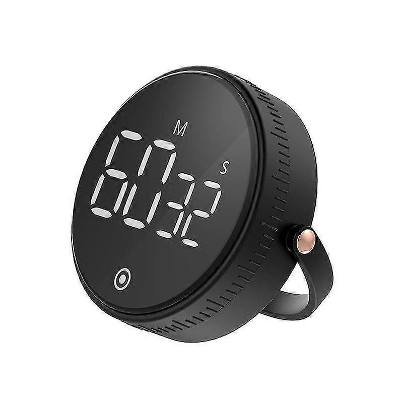 Suitable for Productivity Time Management Rotary Digital Magnetic Quiet Kitchen Timer-jc