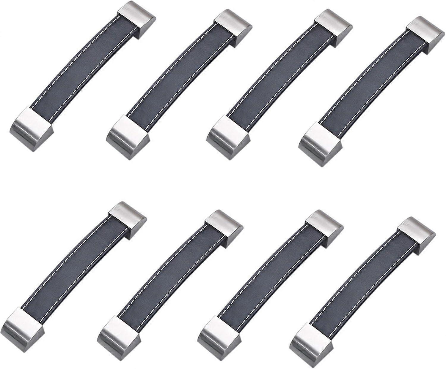 8 قطع مقبض خزانة درج الباب يسحب ، لينة بو مقبض مجلس الوزراء الجلدية للأبواب خزانة الخزائن