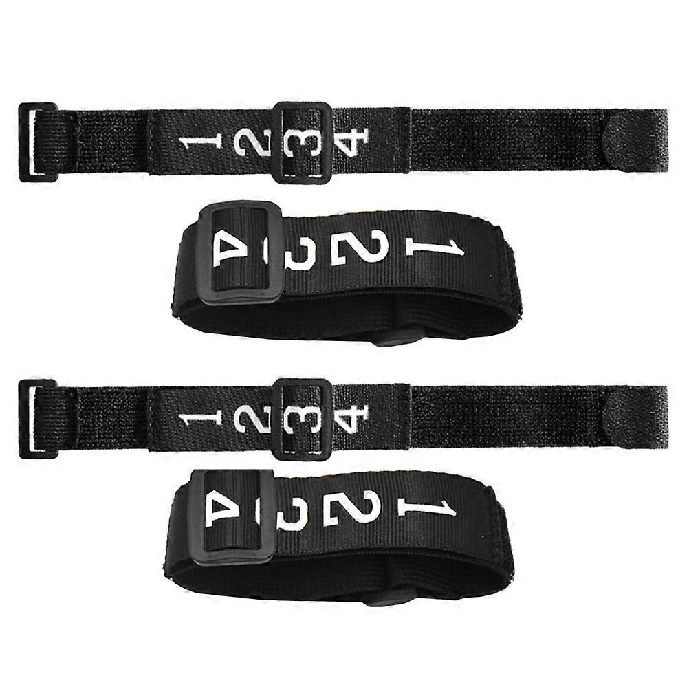 4pcs Durable Football Wrist Bands for Referees – Comfortable Grip, Essential Soccer Match Accessories for Youth Games