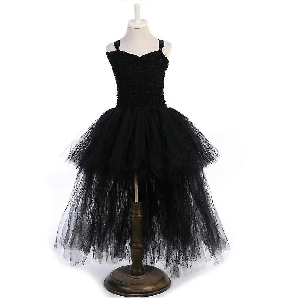 ハロウィーンパーティーと仮面舞踏会に最適な女性と女の子のための3個の黒い悪魔のドレスコスチュームセット