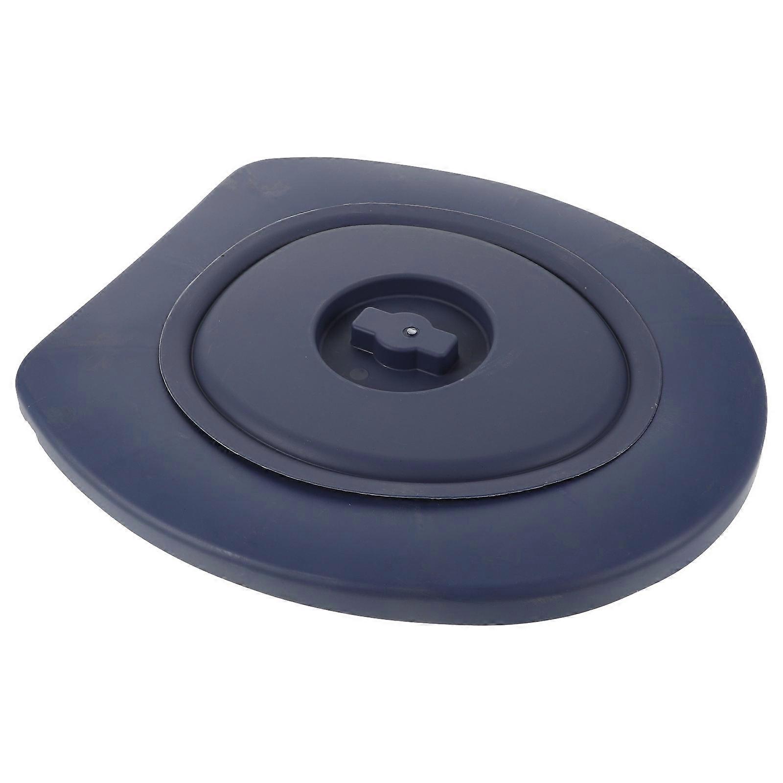 Versatile Camping Toilet Seat With Lid Adapted For Standard Toilets Promoting Odor Protection For Elderly Users 1Set