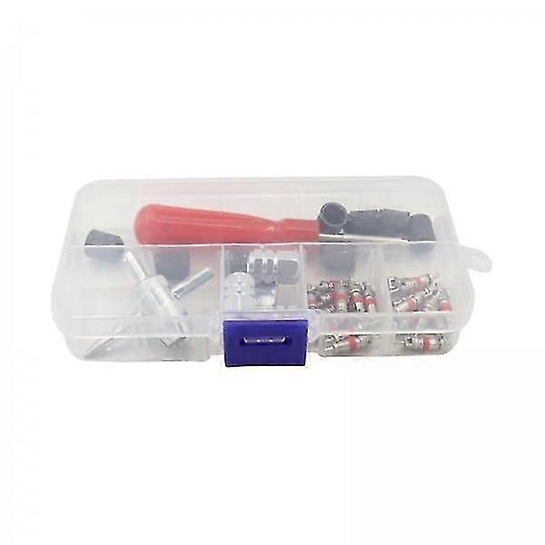 3xTire Valve Stem Puller Tools Set Tire Repair Tool Rustproof with Storage Box