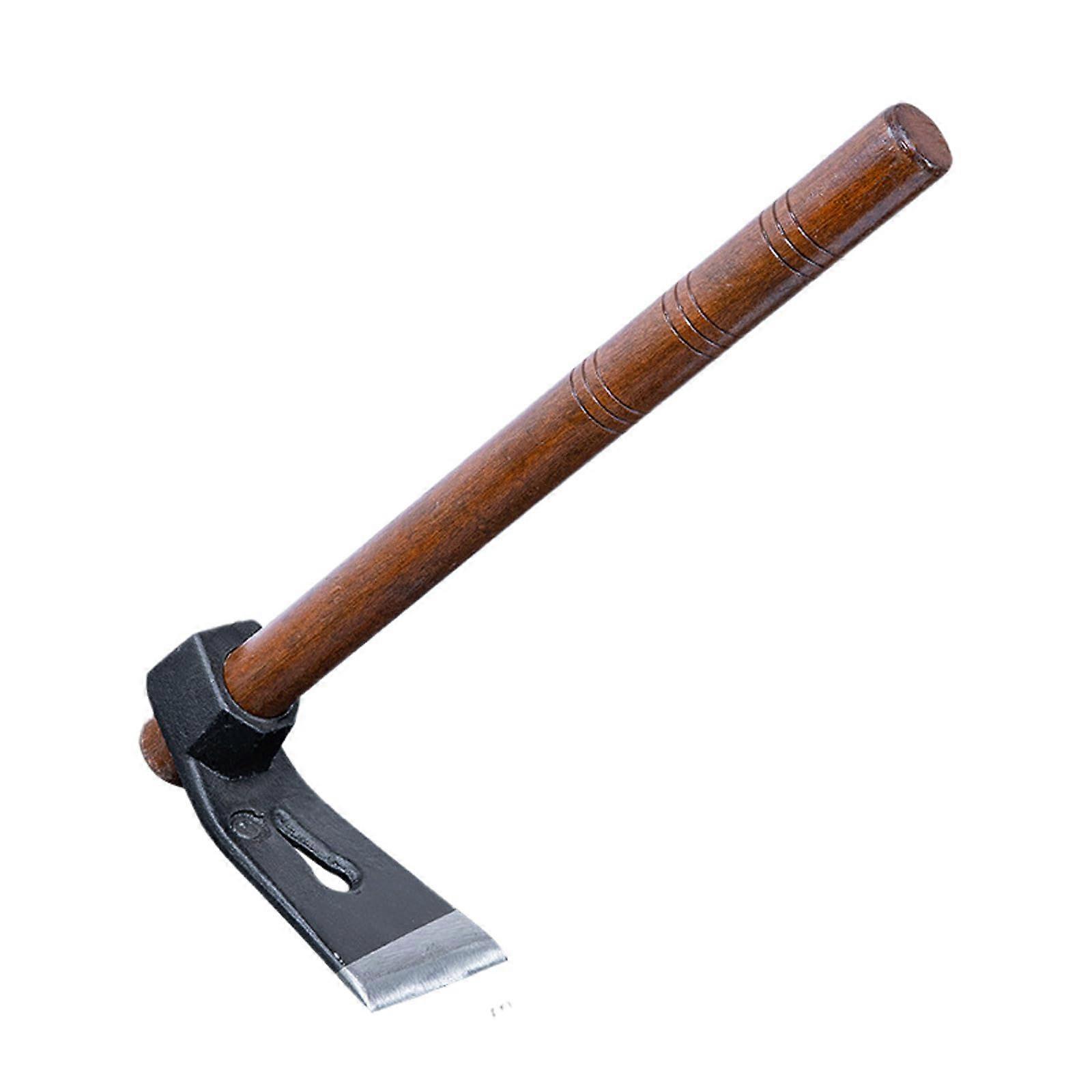 Garden Hoe 16-Inch Mini Action Weeding Tool For Loosening Soil With Handyman Handle
