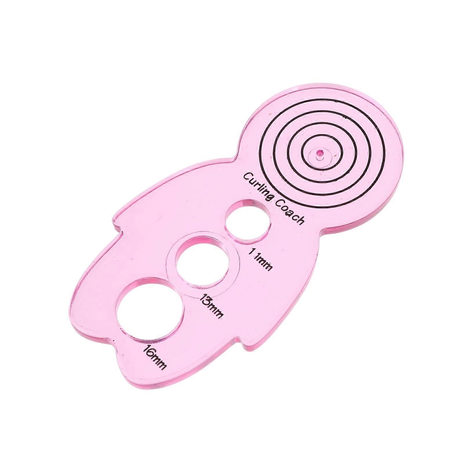 Quilling Tools Pack of 10: Paper Curling Comb, Crimping Pliers, Piercer, Crimping Machine, Pink Plastic
