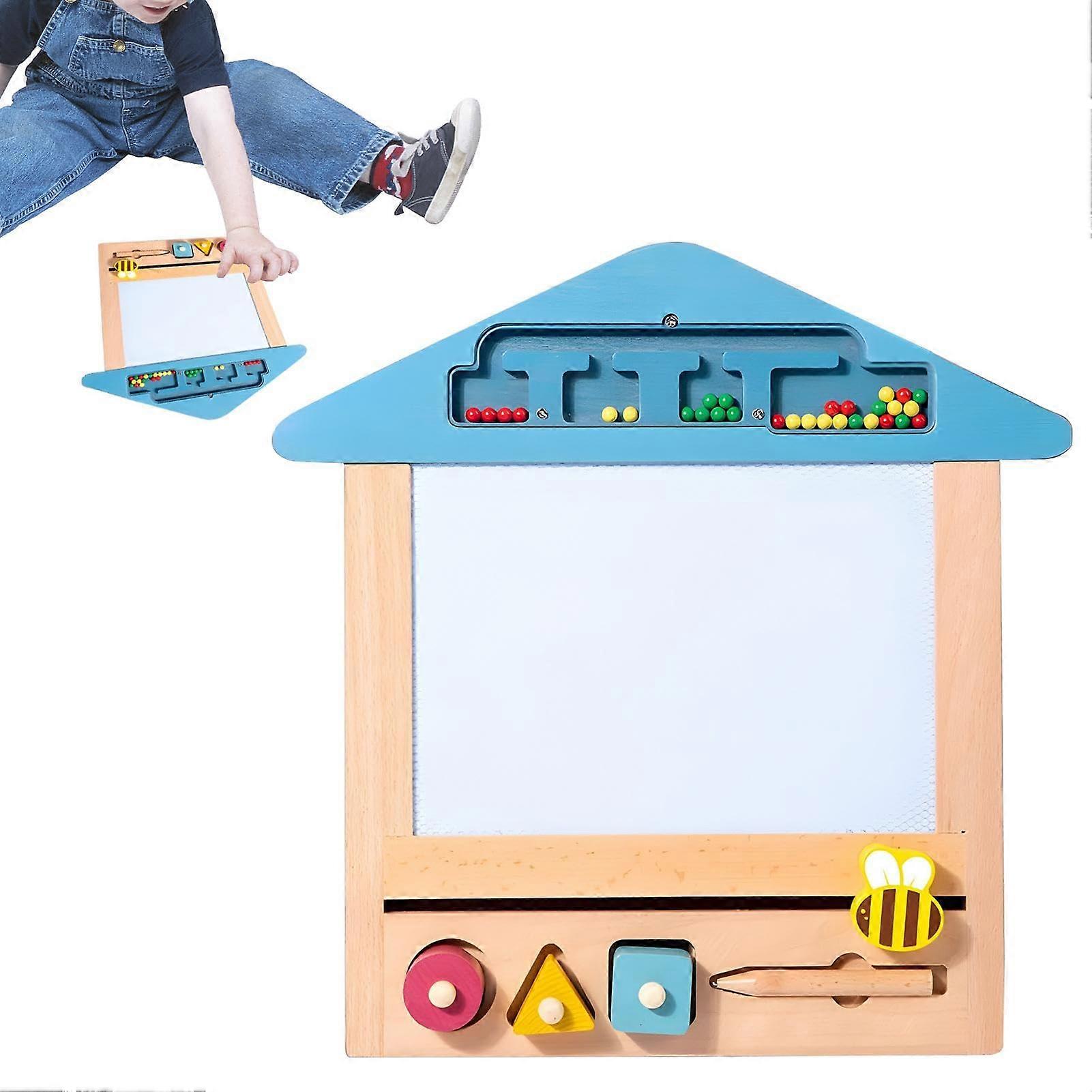 Magnetic Drawing Board For Kids, Educational Doodle Pad With Pen, Reusable Sketch Block For Toddlers And Preschoolers 3+