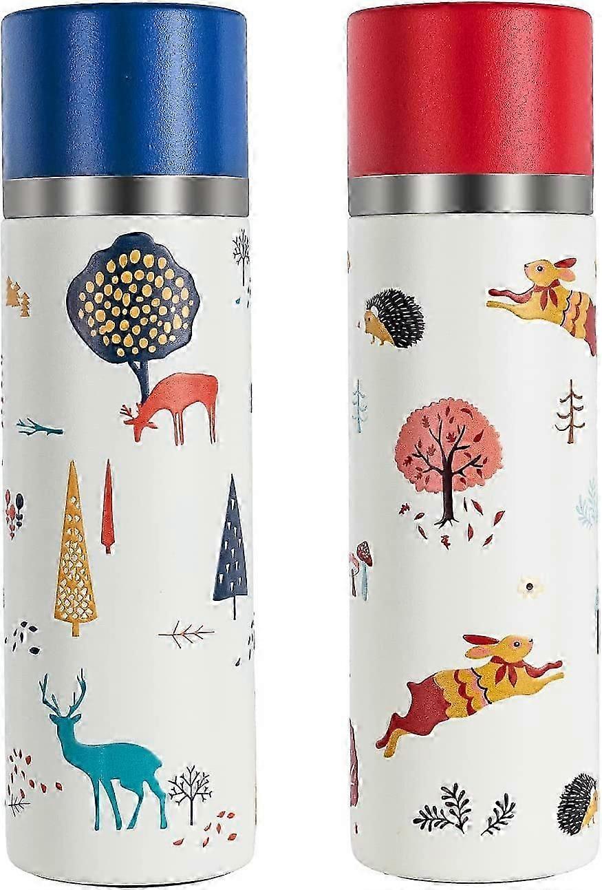 Kolbe vannflaske rustfritt stål flasker metall 350 ML reise krus for varme drikker krus kaffe krus H8989 (350ml, blå)