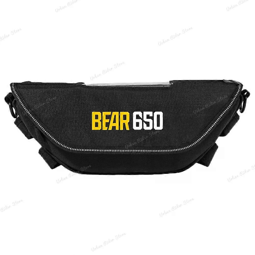 For Bear 650 Bear650 Motorcycle Handlebar Travel Bag Motorcycle Waterproof And Dustproof Handlebar Storage Bag