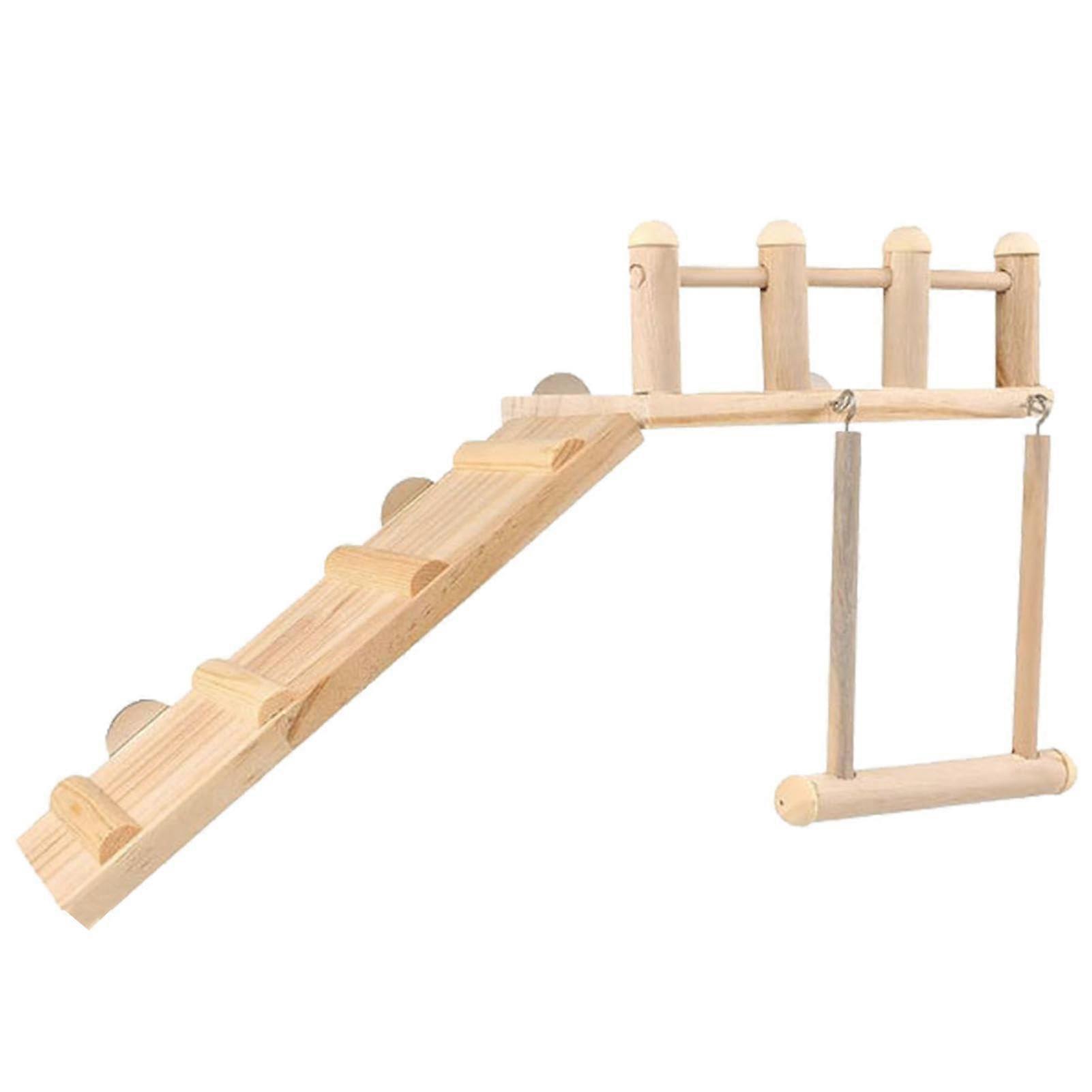 VogelleiterSchaukel – Parrot Hammock Bridge Toy, versatile chewable stand