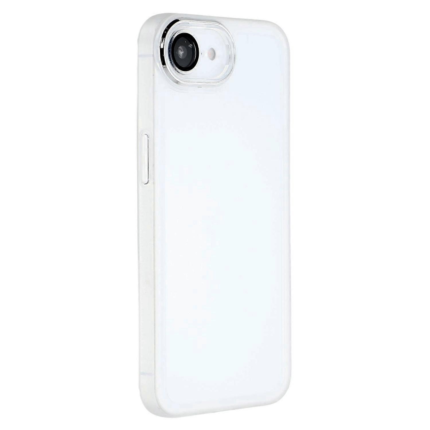 For iPhone 16e Case Electroplated Camera Frame TPU Phone Cover