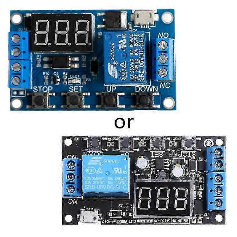 6-30V Relay Module Switch Trigger for Time Delay Circuit Timer Cycle Adjustable