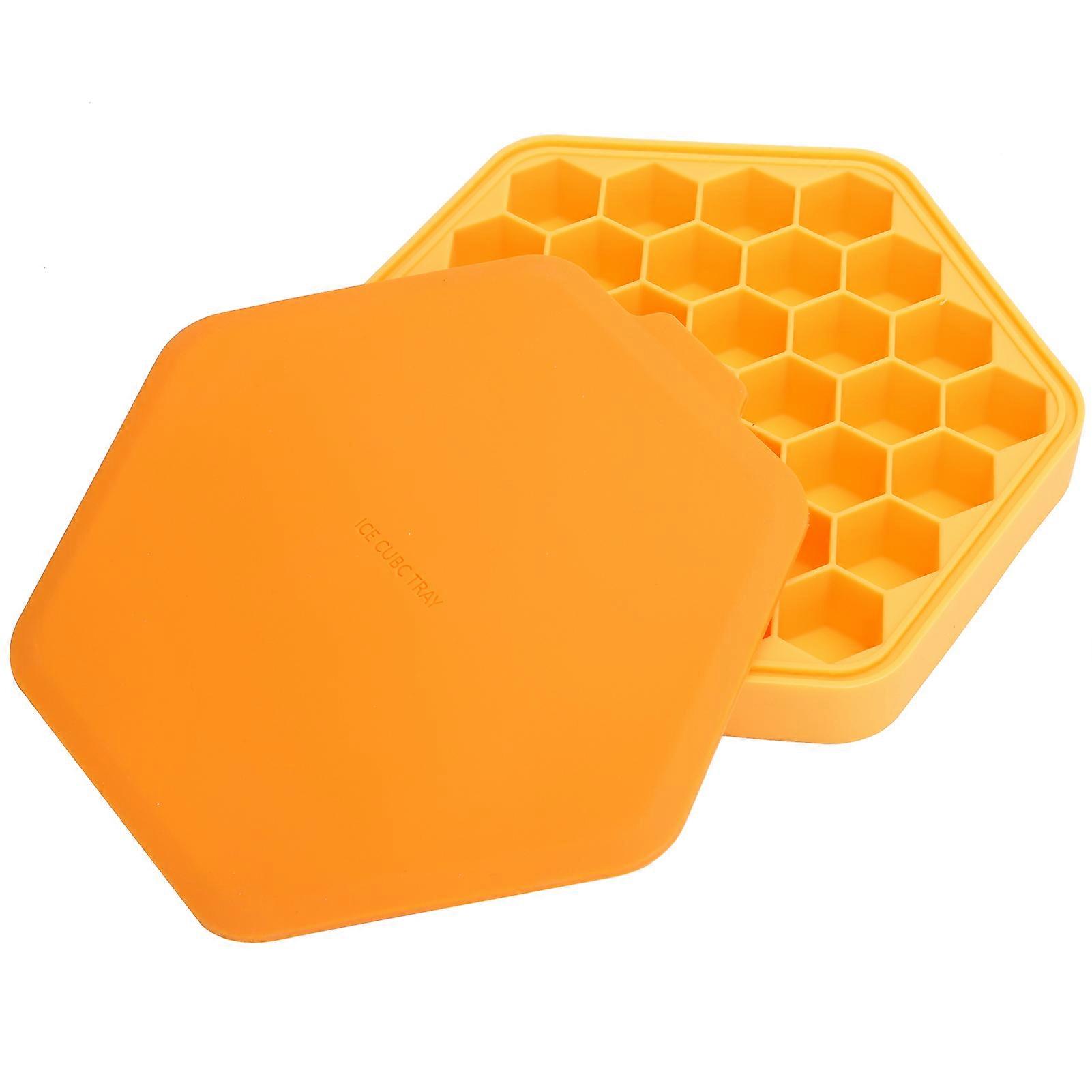 37 Grid Ice Tray Polygonal Silicone Ice Cube Mold Ice Cube Maker Container Kitchen Gadgets