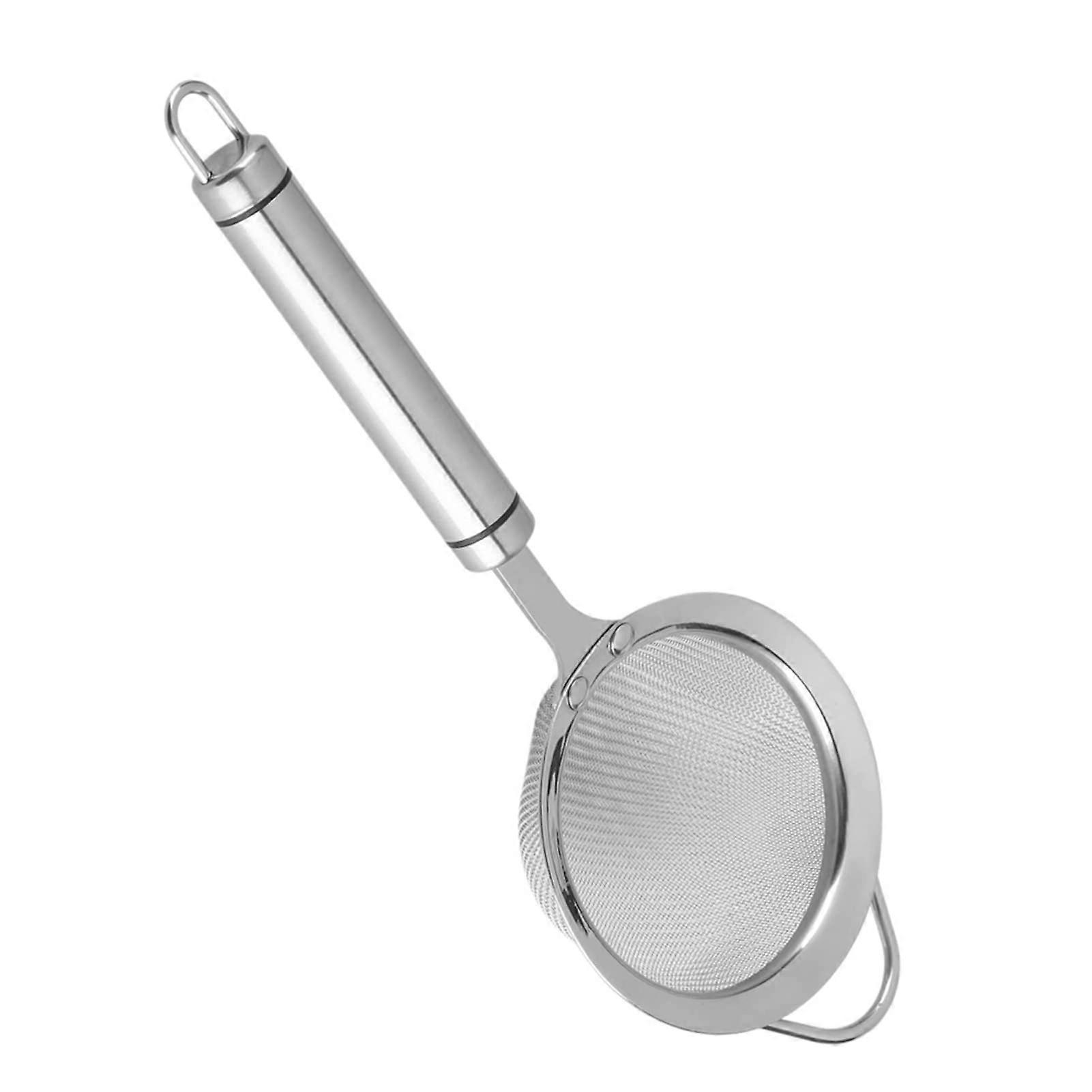 Food Strainer Stainless Steel Tea Strainer Mesh Filter for Fine Juice, Small Poached Eggs, and Cooking Gadgets