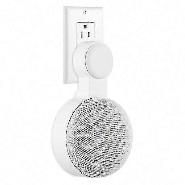 Wall Mount for Google Nest Mini - White Hanger Bracket One Size