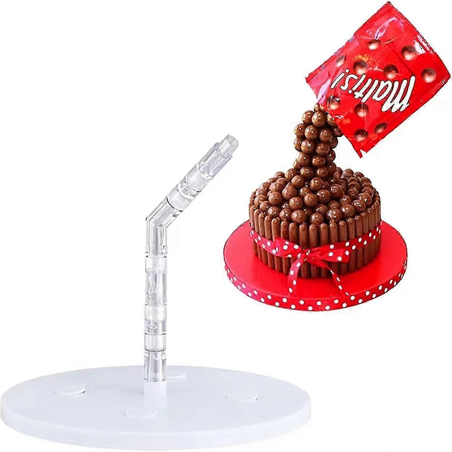 Hanging Decorative Cake Stand Anti Gravity Cake Pouring Kit Reusable Ice Cream Cake Stand