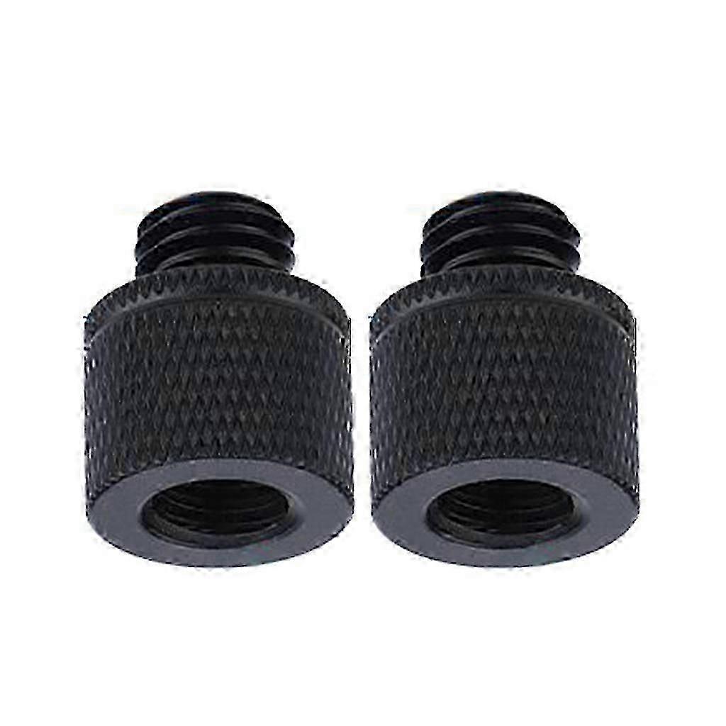 2pcs 3/8 to M6 M8 M10 M12 Camera Screw Tripod Base Connection Fixed Mount Conversion Screw for SLR Camera Photography Accessory