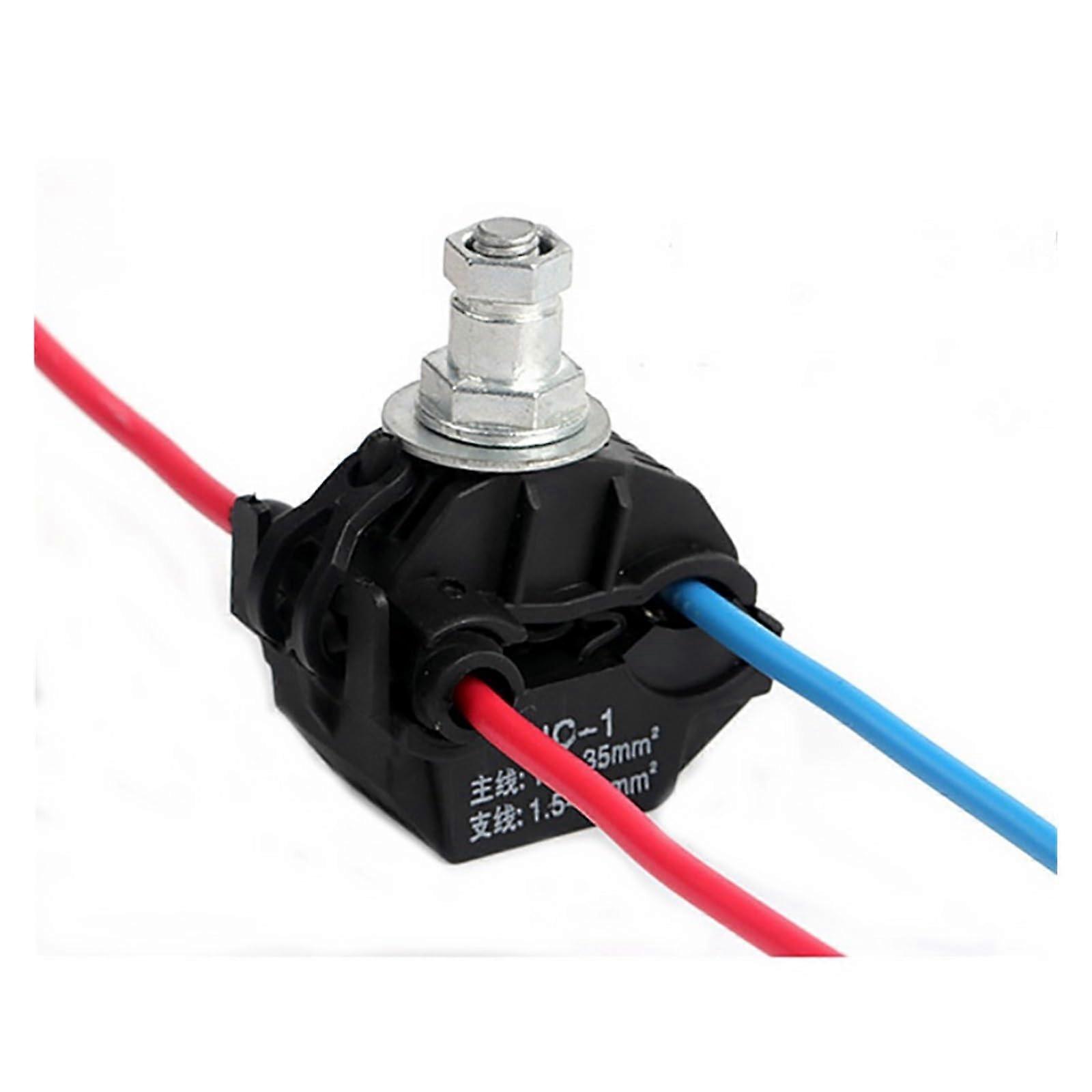Insulation Piercing Clamp JC-2 Quick Splitter No-Peeling Cable Connector 1 kV Main Line 16-95 mm2 Branch 1.5-10 mm2