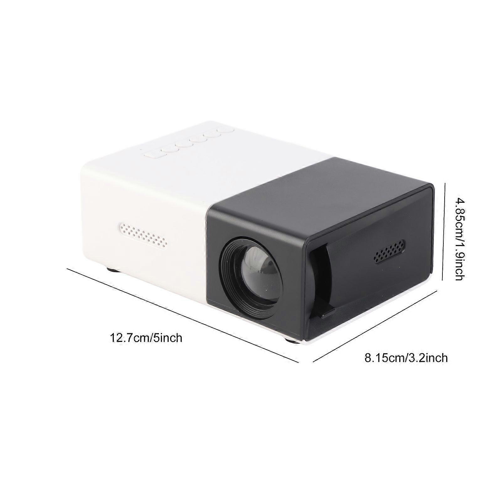 Portable Projector 400-600lm High Definition Movie Projector for Indoor Outdoor Use