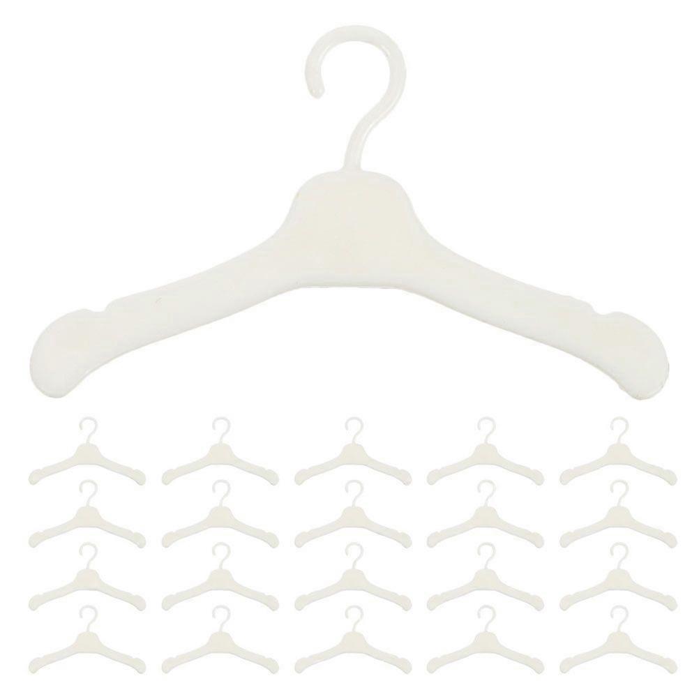 100 st dockklädhängare plast dockklädhängare dockkläder ställningar docktillbehör