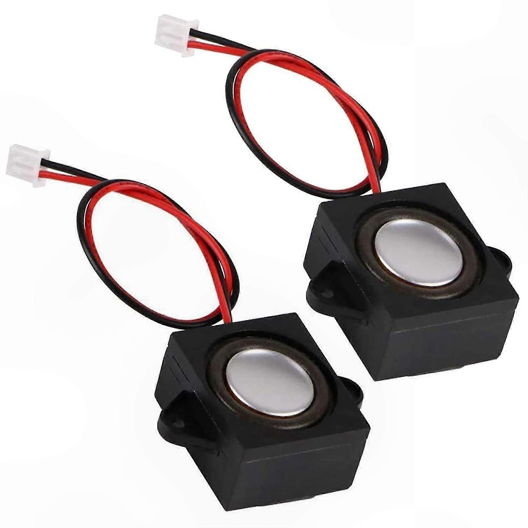 2pcs 4 Ohm 3W Full-Range Mini Speakers for DIY Projects Portable Cavity Design
