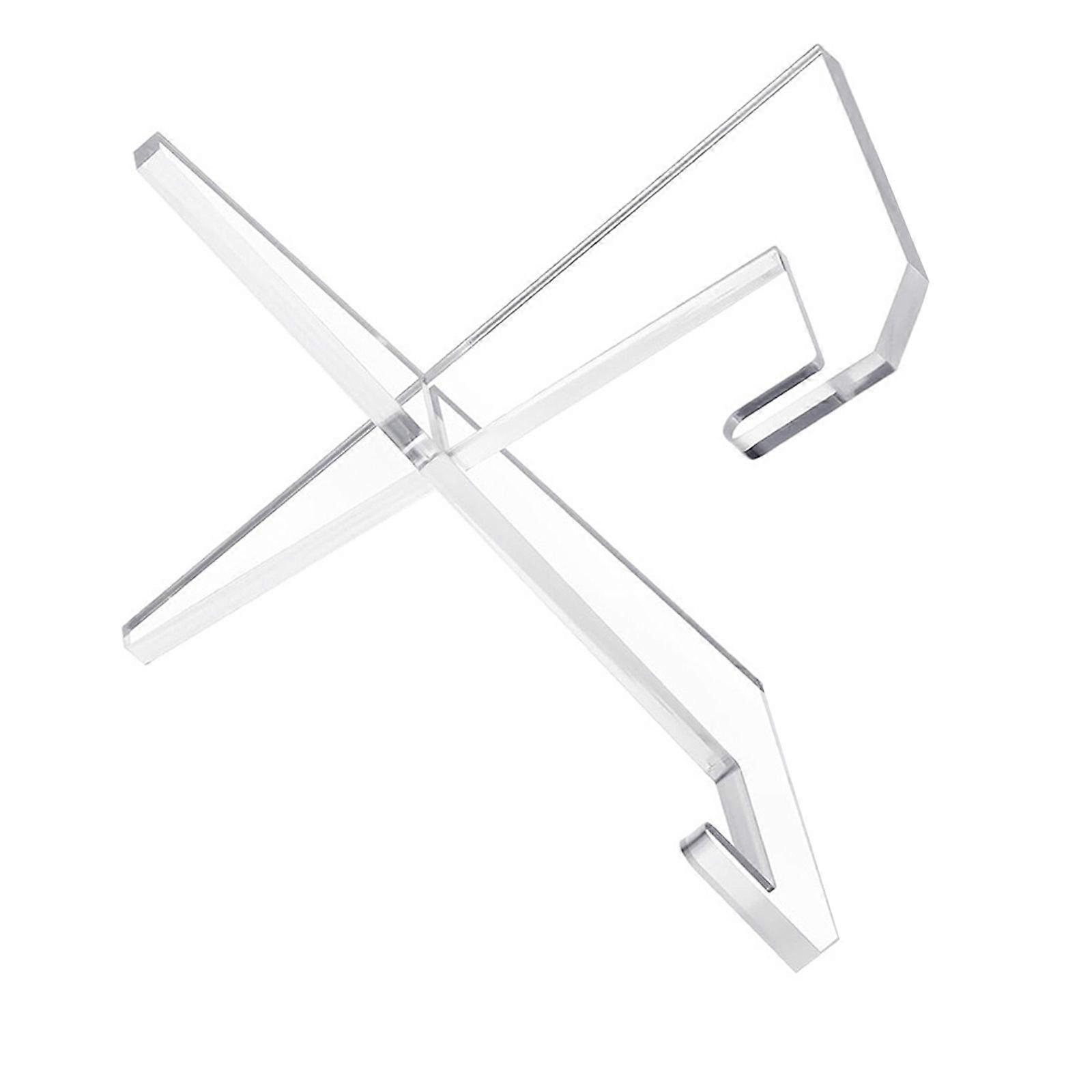 Clear Multifunctional Recipe Holder Shelf With Nonslip Design Perfect For Books Plates Cookbook Rack Home Decoration Multicolor