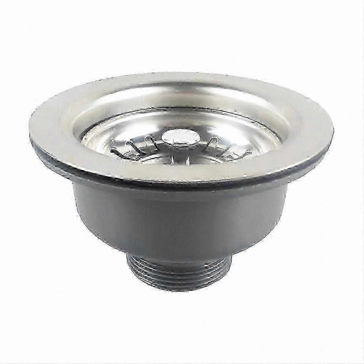 110mm ABS Basket Strainer for Stainless Steel Sink Without Overflow - Drain Panier Solution