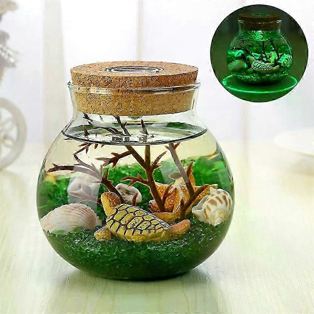 RGB LED Night Light for Bedroom Decor Portable Ecological Bottle Lamp with Luminous Design Perfect for Kids and Babies Christmas Present