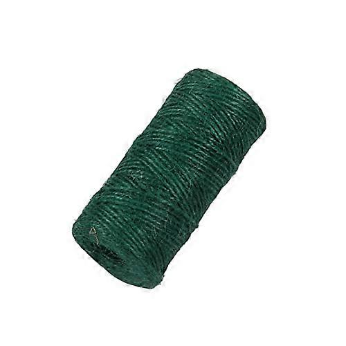 Colourful Jute String 2 Mm Dark Green Garden Cord For Gardening Floristry DIY Bundles Gift Wrap Twine And Ornaments