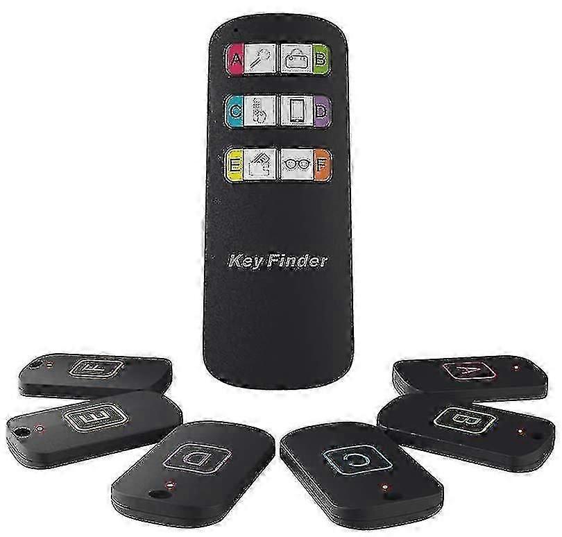 Key Finder Locator, Item Locator Wireless RF Item Tracker with 115 Feet Range Remote Control Transmitter & 6 Receivers