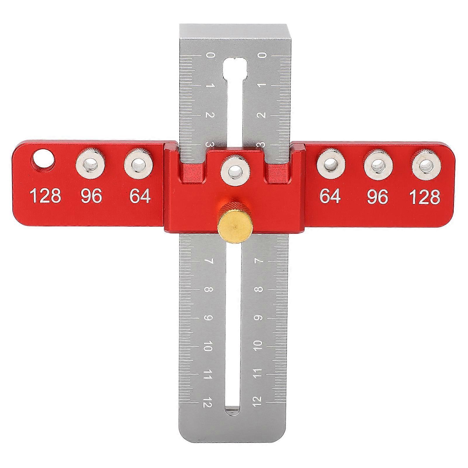 Adjustable Cabinet Hardware Jig Drill Guide Template with 2 Clamps