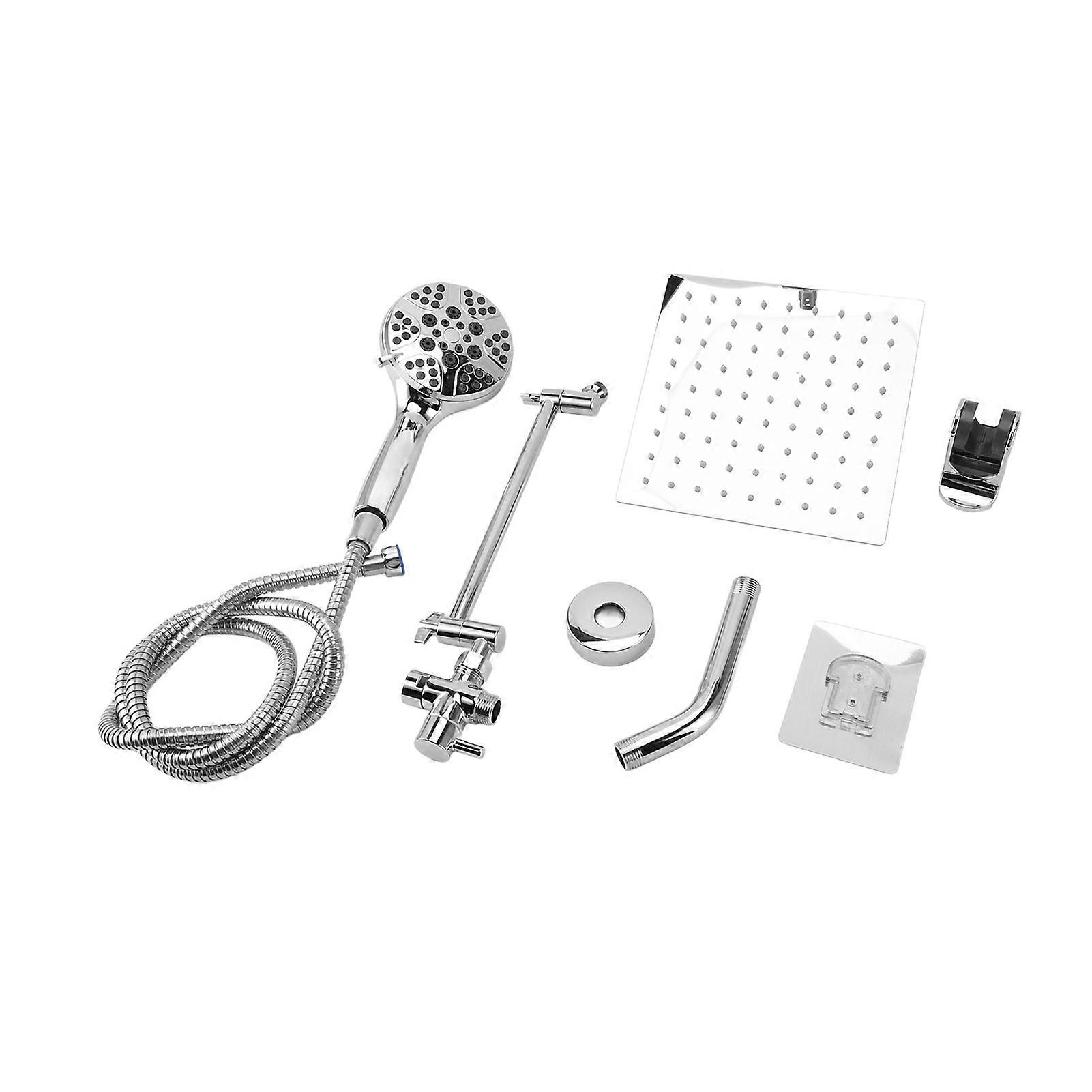 Luxury Rain Mixer Shower System Set with 290mm Wall-Mounted Arm