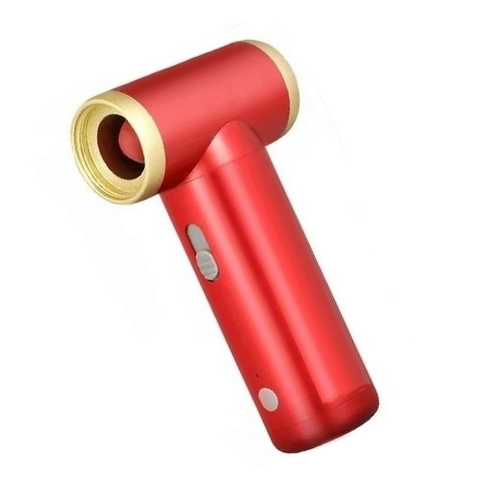 Rechargeable Cooling Device 1700mAh Battery Adjustable Wind Speed Double Air Nozzles Portable For Various Use Multicolor