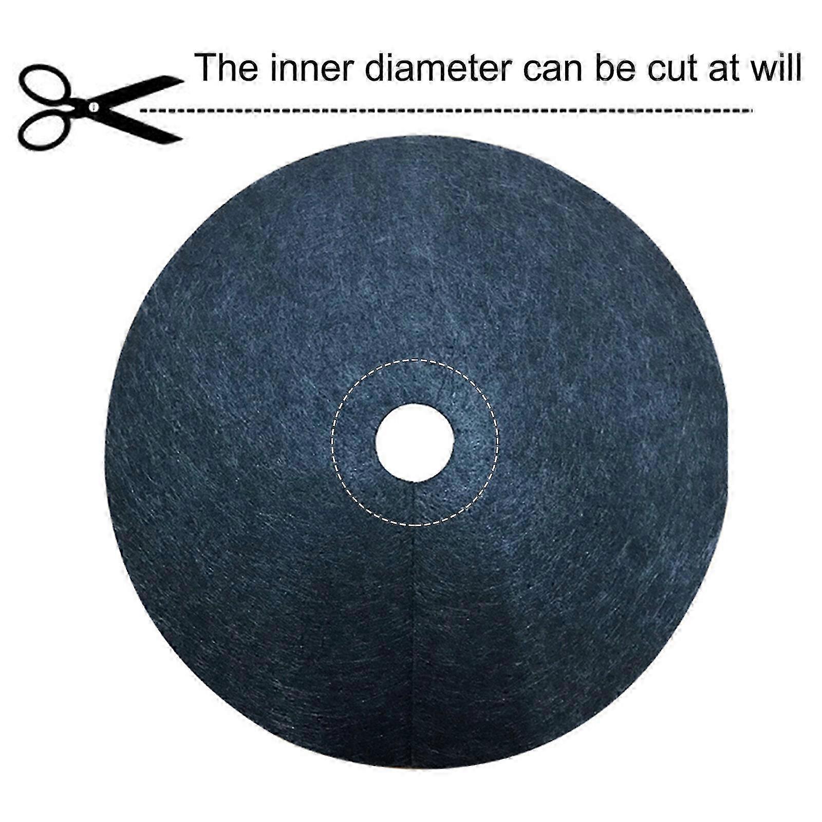12Pcs Mulch Ring Tree Protector Mats Disc Shrub Tree Guard Weeding Pad 42cm 2025