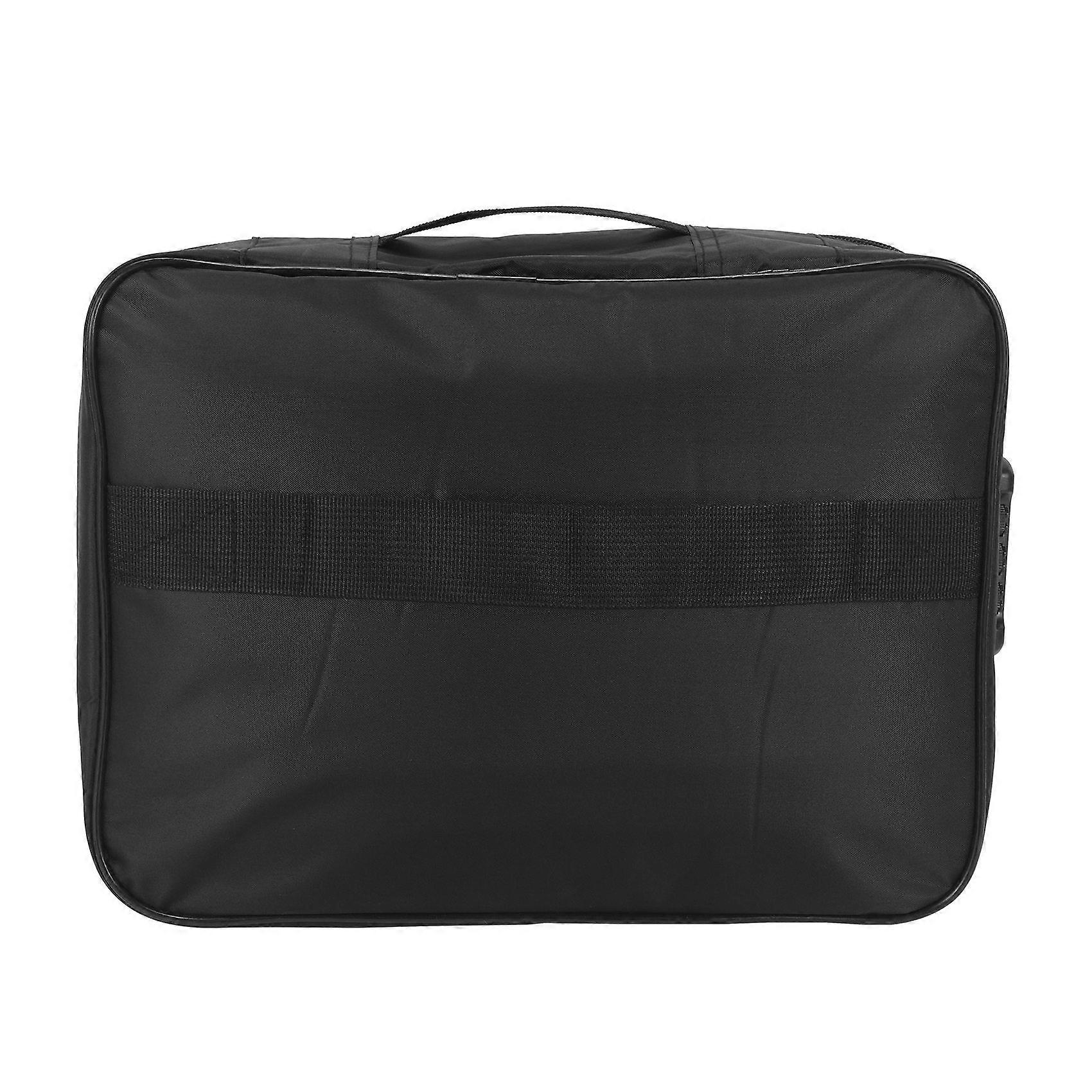 Important File Pocket Holder,Document Organizer Box,Oxford Waterproof Document Storage Bag with Saf