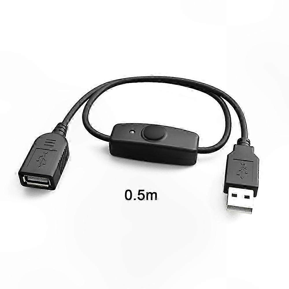 USB 2.0/3.0 Extension Cable with ON/OFF Switch and LED Indicator for Data Transfer and Device Power