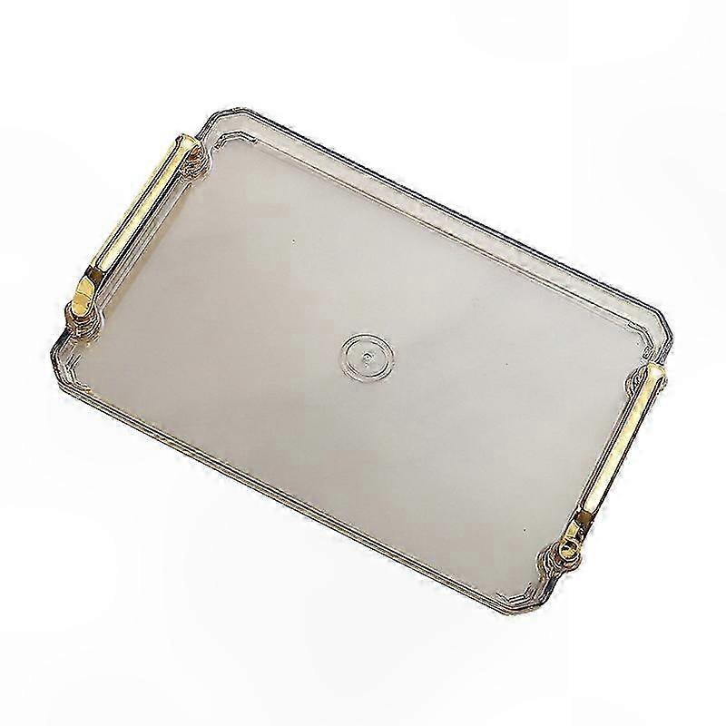 Versatile Plastic Snack and Fruit Serving Tray for Kitchen Use