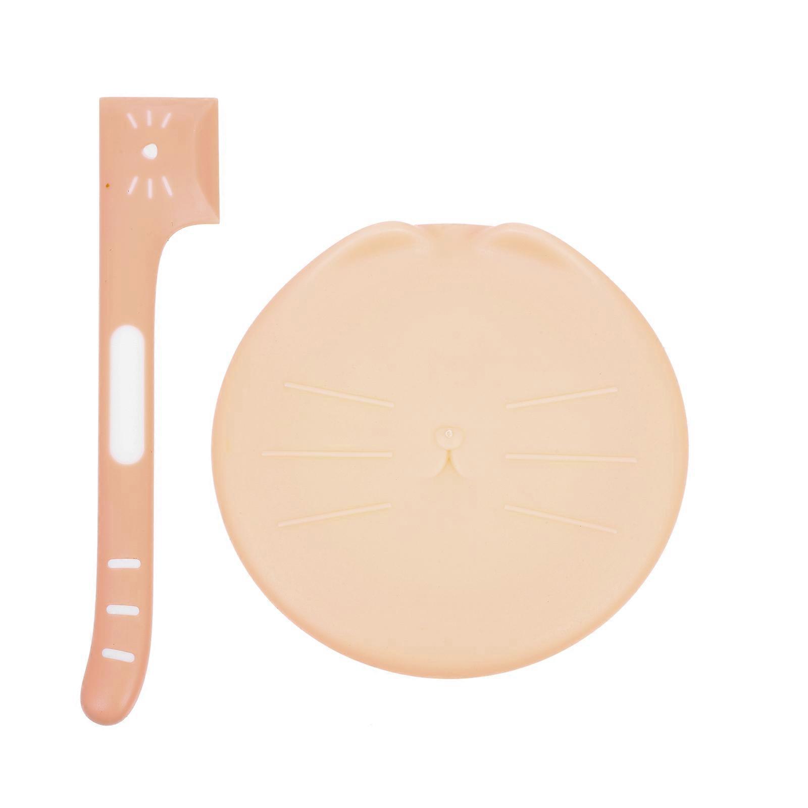 1 Set Dog Can Sealing Cover Cat Food Can Lid Spoons Set