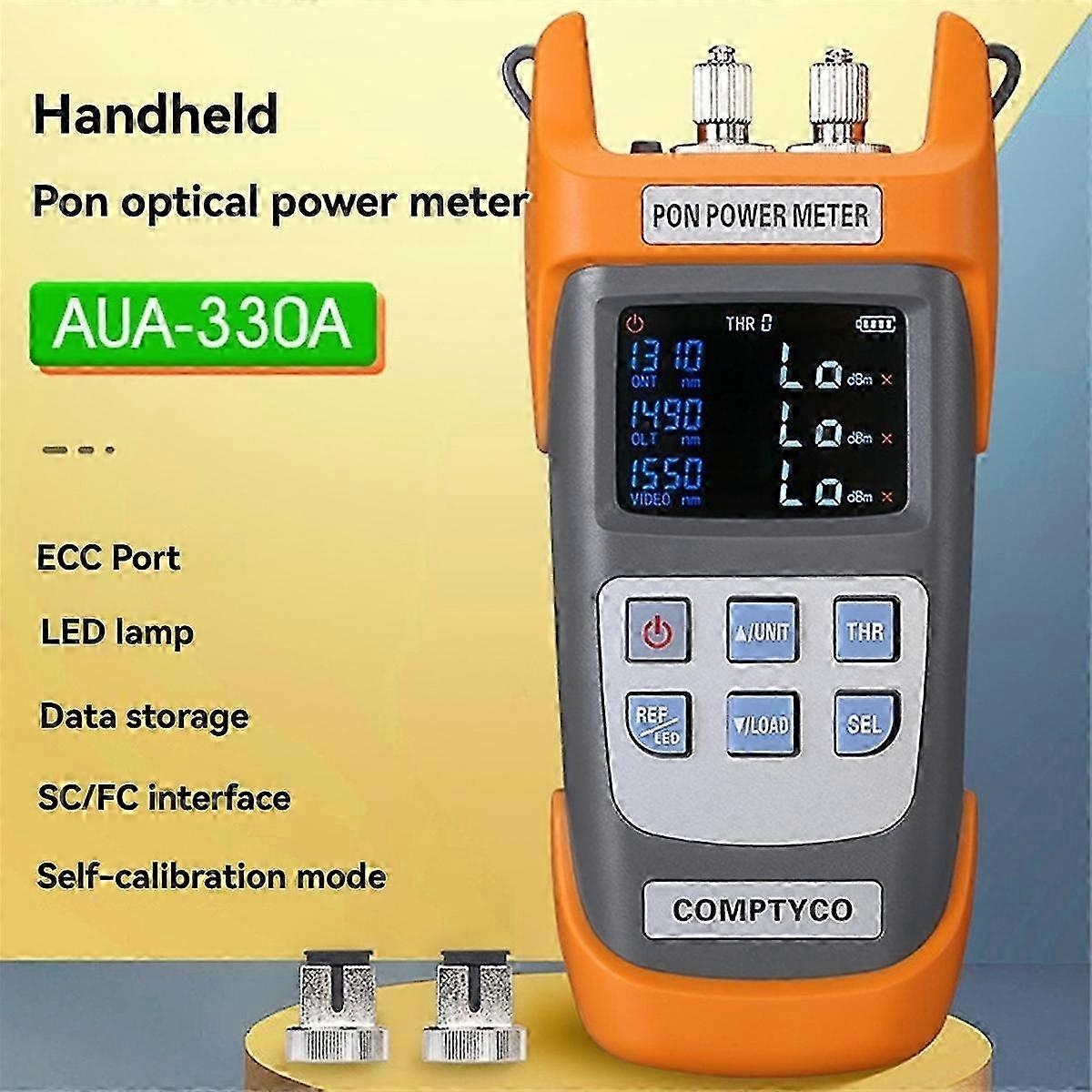 PON Power Meter for OLT Fiber Optic Testing - Advanced Optical Communication Test Instruments with 1310/1490/155 nm Capability