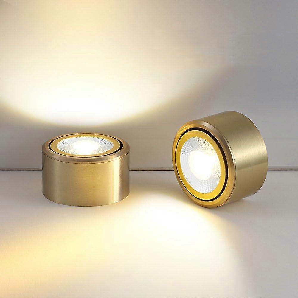 LED Can Lights Eyeball Surface Mount Retrofit, Directional Angled Trim, 3W, 3000K, 3 Color Options