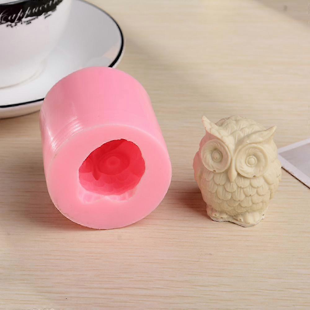Creative Small Owl Cake Silicone Mold
