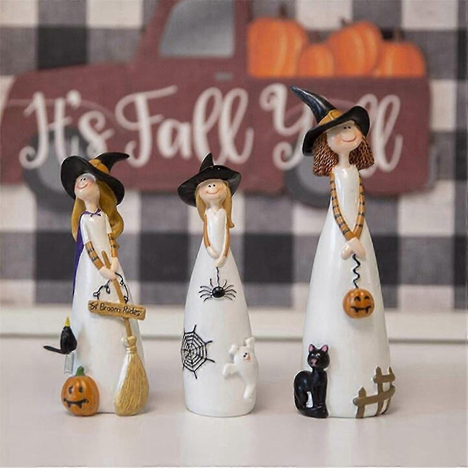 Halloween Witch Figurines and Statues Home Decor B