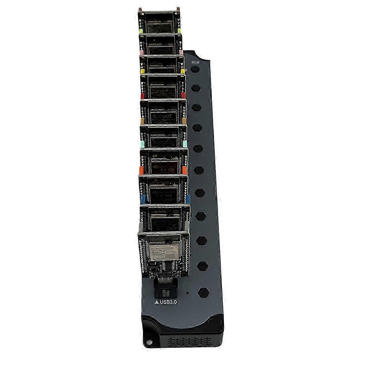 NerdMiner Hub 3700KH/S Solo Lottery Miner 10X370KH/S Miner Combo Kit Bitcoin BTC Miner Asic Crypto