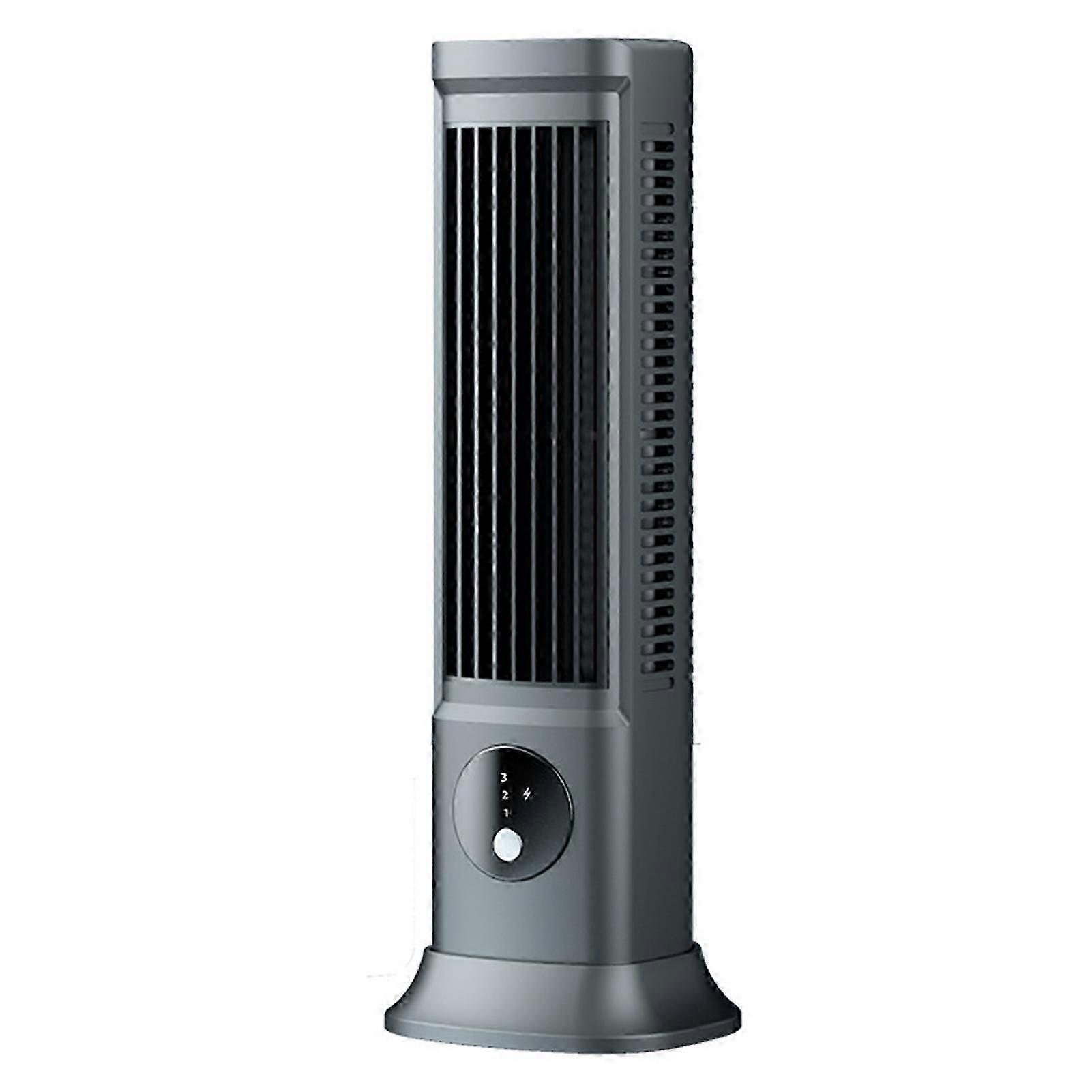 Cooling Air Conditioning Fan 3 Speeds Adjustable Bladeless Cooling Fan Energy Saving Quiet Desktop Fan For Bedroom Office Jikaix