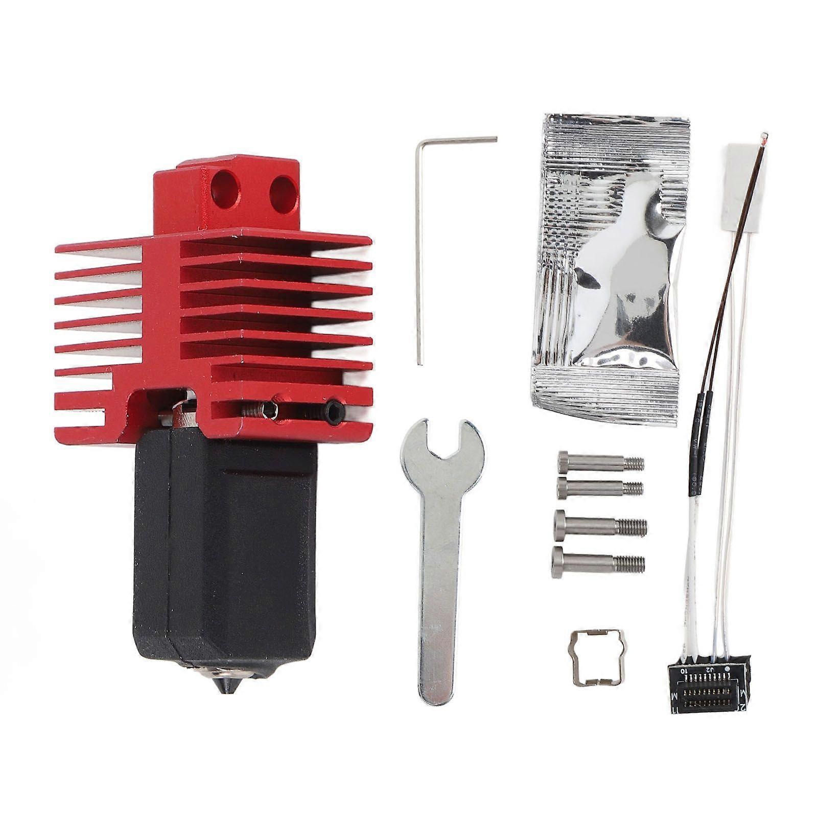 Hotend Kit 0.2mm Integrated Detachable Hardened Steel Nozzle 60W Ceramic Heater 3D Printer Hotend for P1P P1S