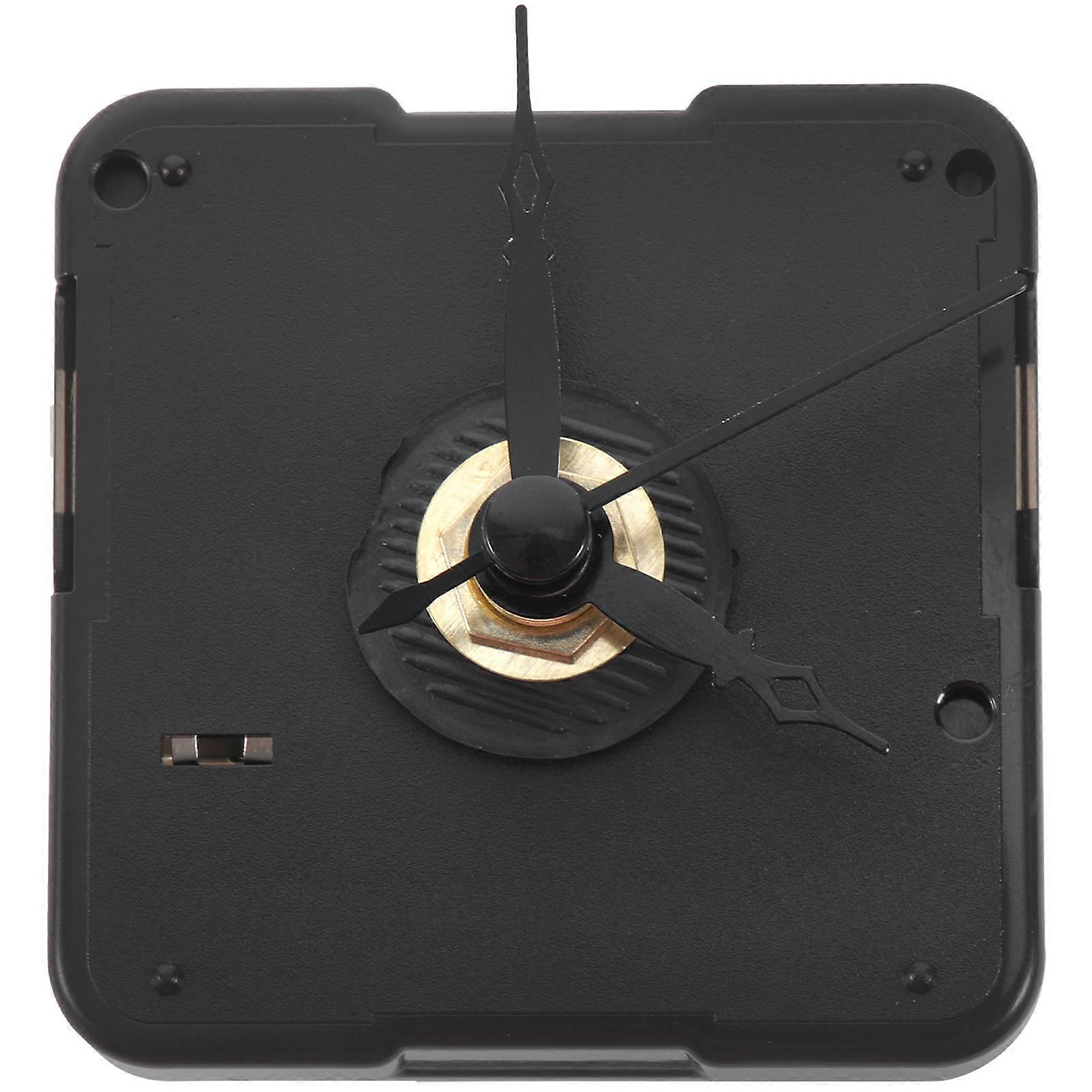 Stable Clock Movement Replacement for DIY 2Sets Black Plastic Mechanisms