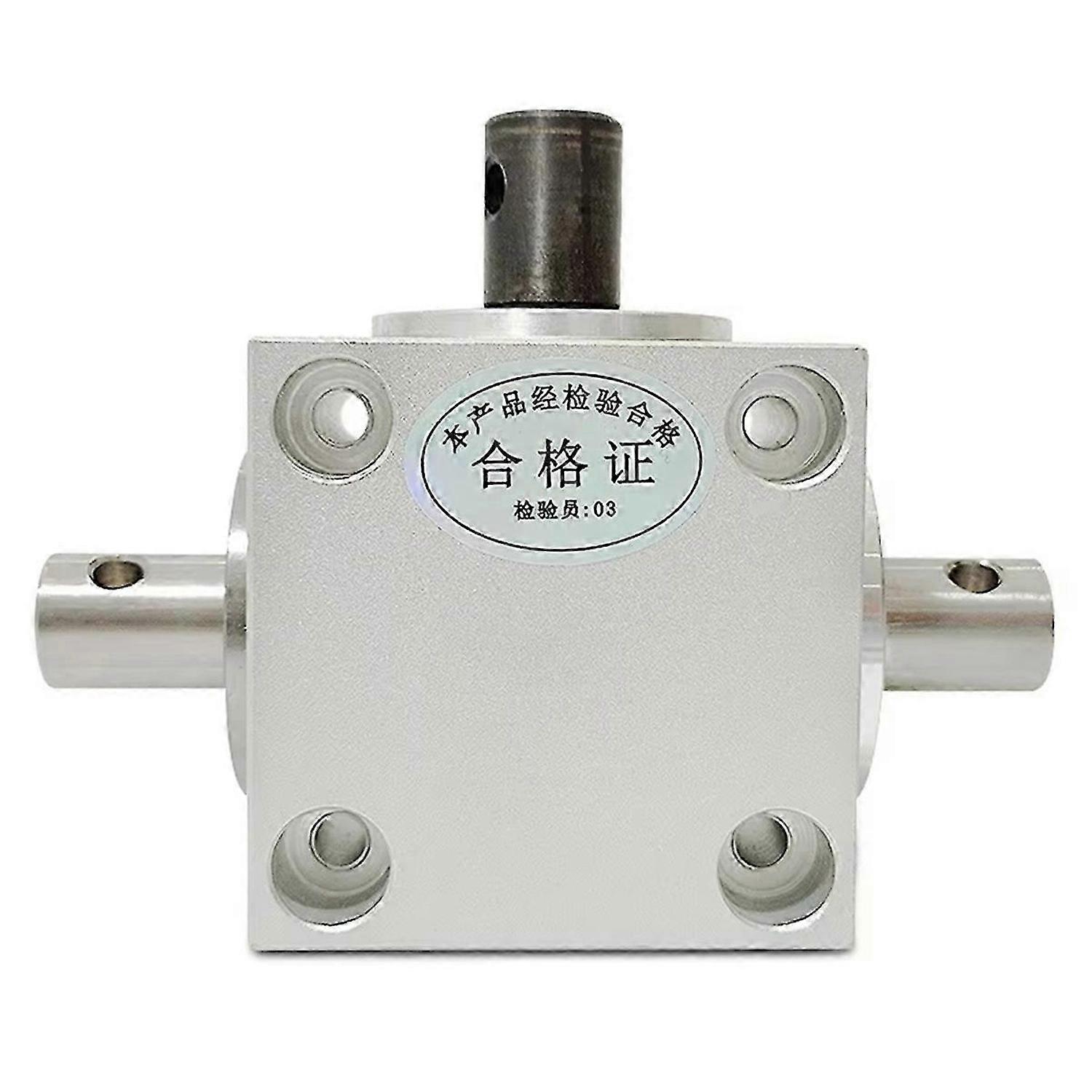 1:1 Horizontal Right Angle 15mm Shaft 1.5M 20T 90-Degree Commutator Side Installation Three